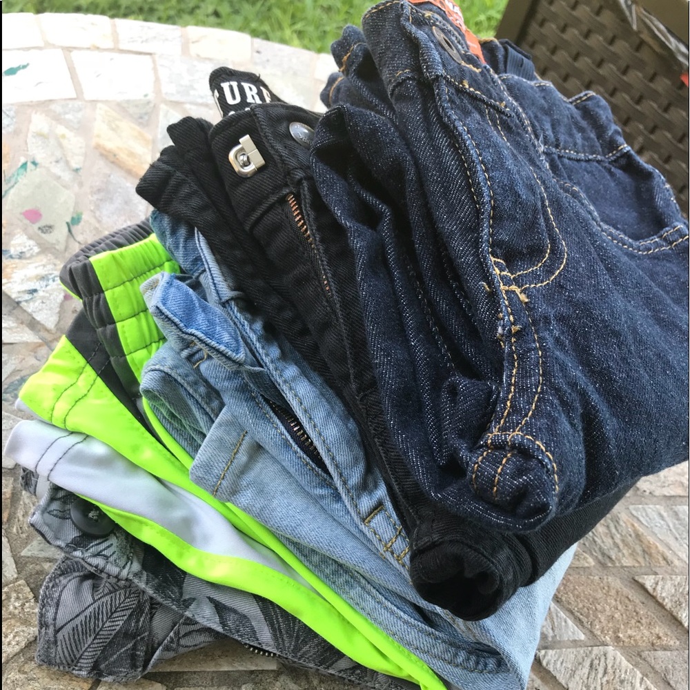 Boys size 7 (one 6) Bundle Jeans and Shorts